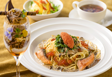 選べる秋パフェ付き！<br />幸せパスタランチ