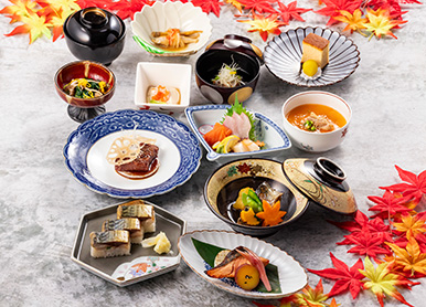 【9/2～11/30までの期間限定】<br>秋宵/あきのよい<br>～秋の味覚と和牛ステーキのプレミアム会席～