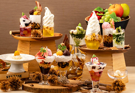 【9/6～12/14の期間限定】</br>Autumn loves Parfait</br>～秋のパフェ食べ放題～