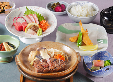 【2時間飲み放題付き】黒毛和牛 陶板焼きステーキのミニ会席 飲み放題ぷらん