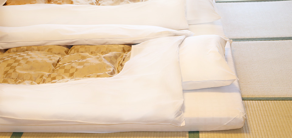 【和室】西川製CLOUDY CUBEマットレスを導入しました。